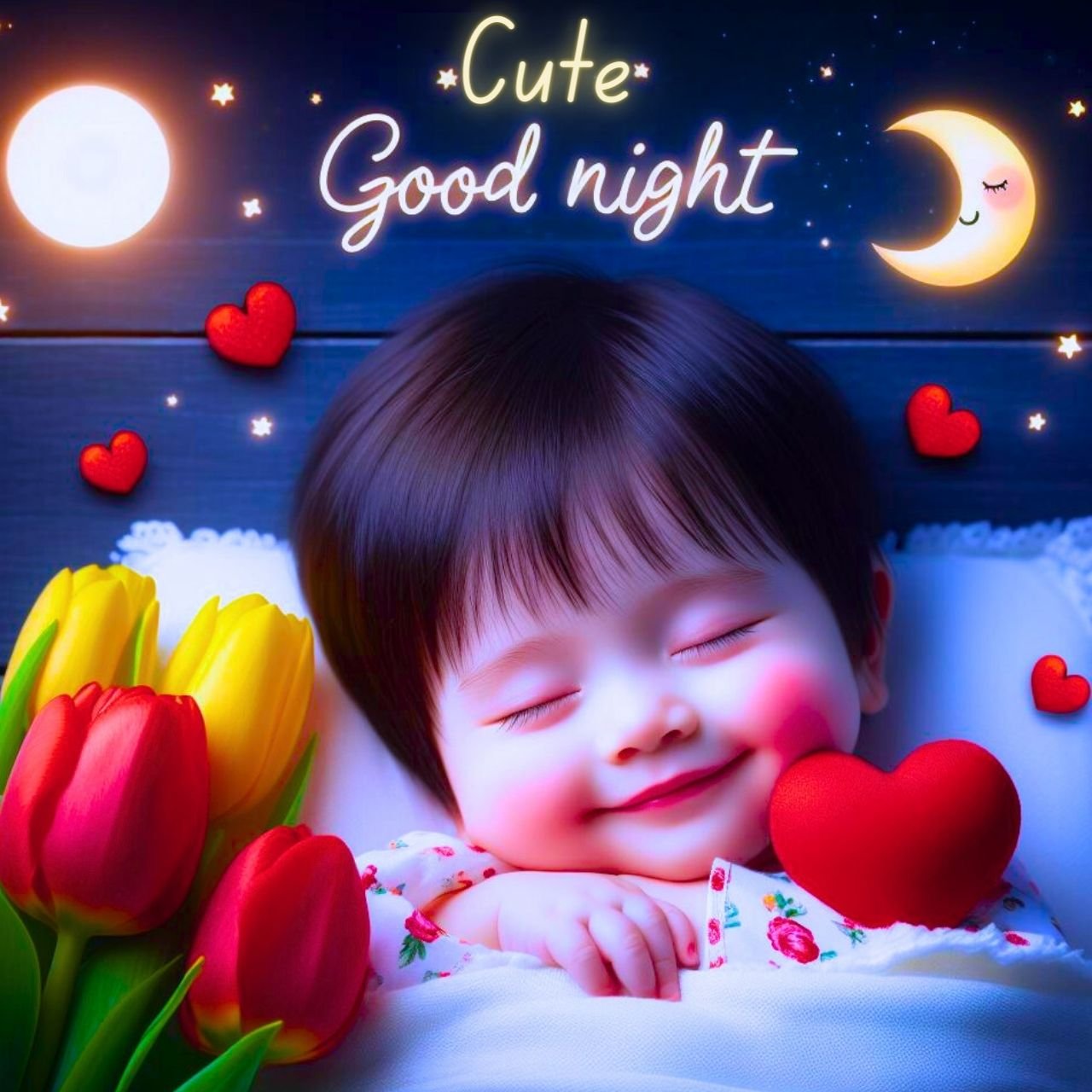 625 Cute Good Night Images, DP, Pictures, Photos & Wallpapers New