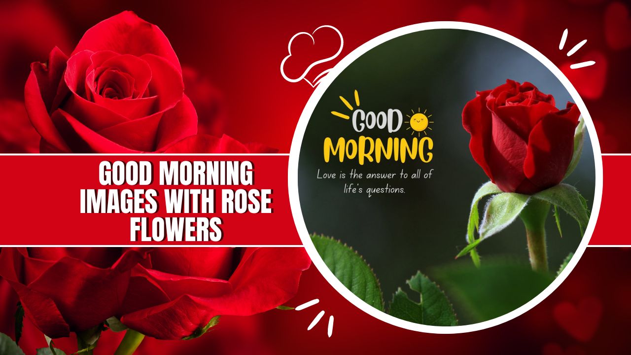 103 Good Morning Images with Rose Flowers: Greet the Day